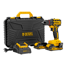 Дрель-шуруповерт аккумуляторная бесщет. DENZEL CDH-BL-20, Li-Ion, 20 В