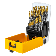 Набор сверл по металлу DENZEL, 1-13 мм, Р6М5-TiN, Golden Tip, 25 шт Набор сверл по металлу DENZEL, 1-13 мм, Р6М5-TiN, Golden Tip, 25 шт