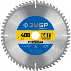 ЗУБР Оптима, 400 x 50 мм, 60Т, пильный диск по дереву, Профессионал (36903-400-50-60_z01) ЗУБР Оптима, 400 x 50 мм, 60Т, пильный диск по дереву, Профессионал (36903-400-50-60_z01)