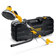 STEHER  d225 мм, 500 Вт, подсветка, бесщеточная шлифовальная машина для стен (жираф), кейс (DWB-500)