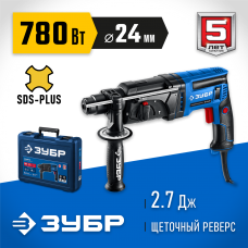 ЗУБР 24 мм, 780 Вт, перфоратор SDS Plus, Профессионал (ЗП-2470) ЗУБР 24 мм, 780 Вт, перфоратор SDS Plus, Профессионал (ЗП-2470)