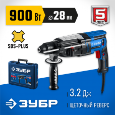 ЗУБР 28 мм, 900 Вт, перфоратор SDS Plus, мет. корпус, Профессионал (ЗП-2890 М) ЗУБР 28 мм, 900 Вт, перфоратор SDS Plus, мет. корпус, Профессионал (ЗП-2890 М)