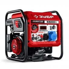 ЗУБР 5500 Вт, инверторный генератор с электростартером и розеткой АВР (СБИ-5500ЕА) ЗУБР 5500 Вт, инверторный генератор с электростартером и розеткой АВР (СБИ-5500ЕА)