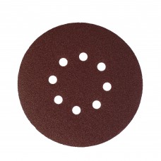 Круг шлифовальный на липучке (150 мм, Р100, 8 отв.) Круг шлифовальный на липучке (150 мм, Р100, 8 отв.)