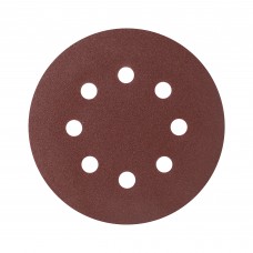 Круг шлифовальный на липучке (125 мм, Р120, 8 отв.) Круг шлифовальный на липучке (125 мм, Р120, 8 отв.)