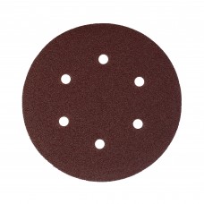 Круг шлифовальный на липучке (150 мм, Р60, 6 отв.) Круг шлифовальный на липучке (150 мм, Р60, 6 отв.)