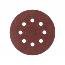 Круг шлифовальный на липучке (125 мм, Р60, 8 отв.) Круг шлифовальный на липучке (125 мм, Р60, 8 отв.)