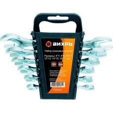 Набор рожковых ключей ВИХРЬ 6 шт Набор рожковых ключей ВИХРЬ 6 шт
