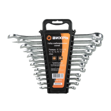 Набор комбинированных ключей ВИХРЬ 12 шт Набор комбинированных ключей ВИХРЬ 12 шт