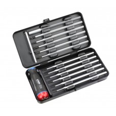 Отвертка c регулировкой крутящего момента Серия Nm 1,5 -3,0 с набором насадок 12 шт в кейсе plus/minus Felo 10099716