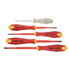 Набор отверток диэлектрических Felo Ergonic E-Slim (SL/PH тестер напряжения сети), 5 шт 41385298