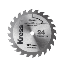 Диск твердосплавный по дереву KRESS 24T TCT 120х1,2х9,5 мм