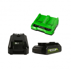 2 Аккумулятора с USB разъемом Greenworks G24USB2 24V (2 А/ч) + Зарядное устройство на 2 аккумулятора Greenworks G24C 24V 2 Аккумулятора с USB разъемом Greenworks G24USB2 24V (2 А/ч) + Зарядное устройство на 2 аккумулятора Greenworks G24C 24V
