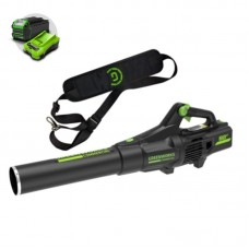 Воздуходув Greenworks GD82ABII, 82v (225 км/ч) аккумуляторный Воздуходув Greenworks GD82ABII, 82v (225 км/ч) аккумуляторный