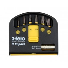 Набор бит Felo Impact с держателем бит (Tx), 7 шт в кейсе Swift 02060346 Набор бит Felo Impact с держателем бит (Tx), 7 шт в кейсе Swift 02060346