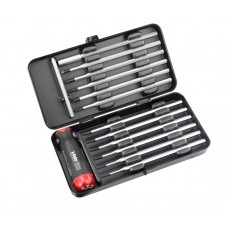 Отвертка c регулировкой крутящего момента Серия Nm 3,0-5,4 с набором насадок 12 шт в кейсе plus/minus Felo 10099816 Отвертка c регулировкой крутящего момента Серия Nm 3,0-5,4 с набором насадок 12 шт в кейсе plus/minus Felo 10099816