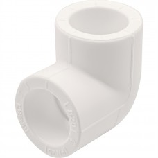 Угольник THERMOLIGHT 90гр. PP-R 20 белый (50/400) Угольник THERMOLIGHT 90гр. PP-R 20 белый (50/400)