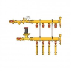 Узел коллекторный Giacomini отопления этажный, подключение тип B1 1" x 3/4" / 11, GE553Y121 Узел коллекторный Giacomini отопления этажный, подключение тип B1 1" x 3/4" / 11, GE553Y121