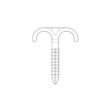 Дюбель-крюк двойной d16-25мм (70мм) Дюбель-крюк двойной d16-25мм (70мм)