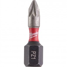 Бита Milwaukee PZ1 25мм SHOCKWAVE, упак_25 Бита Milwaukee PZ1 25мм SHOCKWAVE, упак_25