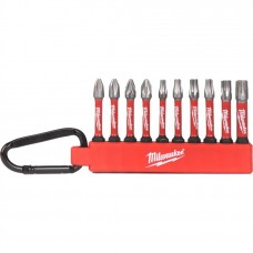 Бита Milwaukee SHOCKWAVE в держателе №1 (2xPH2 PZ2 TX15 2xTX20 2xTX25 TX30 TX40), упак_10 Бита Milwaukee SHOCKWAVE в держателе №1 (2xPH2 PZ2 TX15 2xTX20 2xTX25 TX30 TX40), упак_10