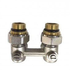 Клапан Н-образный РОСТерм, без байпаса, + адаптер EK 3/4" x1/2", угловой Клапан Н-образный РОСТерм, без байпаса, + адаптер EK 3/4" x1/2", угловой