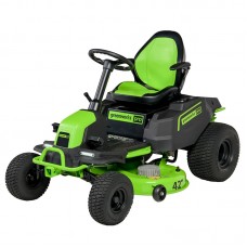 Газонокосилка с сиденьем Greenworks CrossoverT CRT428 82V (107 см) бесщеточная аккумуляторная Газонокосилка с сиденьем Greenworks CrossoverT CRT428 82V (107 см) бесщеточная аккумуляторная