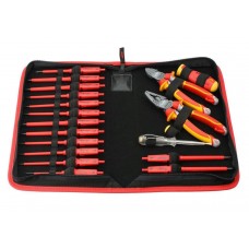 Набор стержней Felo диэлектрических, рукоятки E-SMART, бокорезов и плоскогубцев с тестером сети, 19 шт в сумке 06391904 Набор стержней Felo диэлектрических, рукоятки E-SMART, бокорезов и плоскогубцев с тестером сети, 19 шт в сумке 06391904