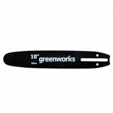 Шина Greenworks 25 см 2949207 для цепной пилы Greenworks GD40TCS 40V Шина Greenworks 25 см 2949207 для цепной пилы Greenworks GD40TCS 40V
