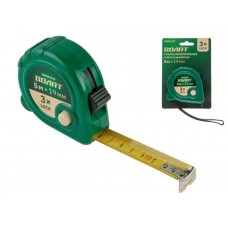 Рулетка 5м/19мм пласт. копр. ВОЛАТ (быт.)
(3 мех. фиксации, ABS) Рулетка 5м/19мм пласт. копр. ВОЛАТ (быт.)
(3 мех. фиксации, ABS)