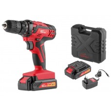Аккум. дрель-шуруповерт WORTEX BD 2020-1 DLi в чем.
(20.0 В, 2 акк., 2.0 А/ч Li-Ion, 2 скор., 30 Нм, шурупы до 9 мм)