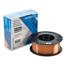 Проволока сварочная омедненная ER 70S-6 ф1,0мм (катушка D300 15 кг) SOLARIS
(аналог СВ08Г2С)