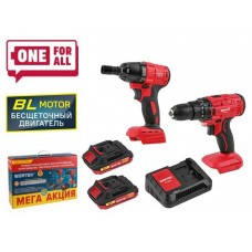 Набор аккум. инструмента WORTEX шуруповерт + гайковерт МЕГА АКЦИЯ в кор. ALL1
(Аккум. дрель-шур. WORTEX LX BD 1820 Li + Аккум. гайковерт WORTEX CWR 0318 + 2 АКБ 2А*ч + ЗУ 2 А) Набор аккум. инструмента WORTEX шуруповерт + гайковерт МЕГА АКЦИЯ в кор. ALL1
(Аккум. дрель-шур. WORTEX LX BD 1820 Li + Аккум. гайковерт WORTEX CWR 0318 + 2 АКБ 2А*ч + ЗУ 2 А)