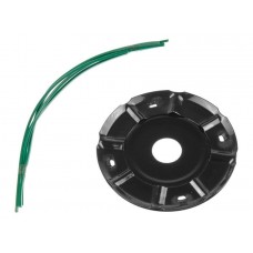 Головка триммерная DGM TH-221 леска ф 2.4 мм ручн., блистер
(леска до 2.4 мм, 120x25.4 мм, "паук", 8 выходов)