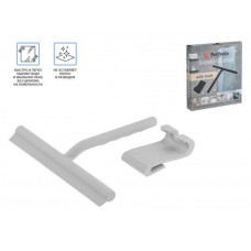 Стеклоочиститель (водосгон) с держателем, серый, PERFECTO LINEA
(Идеально для ванной комнаты.)