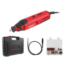 Гравер электрический WORTEX LX MG 3214-1 E в чем.+аксессуары 130 Вт,10000-35000 об/мин,цанги 3,0/3,2
(в чем. +100 аксесс., гибкий вал)