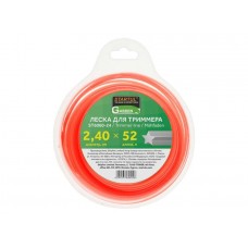 Леска ф 2.4 мм х 52 м "звездочка" STARTUL GARDEN