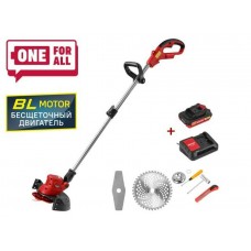 Триммер аккум. WORTEX TB 3018 AT ALL1 МЕГА АКЦИЯ БЕСЩЁТ.ДВИГ., 18В, 1 акк., 2 Ач, шир.скаш.300 мм ле
(телескоп.штанга, рег.угол 0-60°)