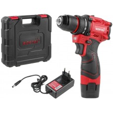 Аккумуляторная дрель-шуруповерт WORTEX LX BD 1215-1 Li 12В, 30 Нм, 1.5 Ач акб, патрон 10 мм, бесщёт.
(12 В, БЕСЩЁТ.ДВИГ., с 1.5 Ач акб, НЕ подходит к линейке ALL1)