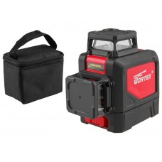 Нивелир лазерный линейный WORTEX LL 0335 D в кор.
(проекция: 2 плоскости 360°, до 30 м, +/- 0,3 мм, резьба 1/4"Подходит приемник Bosch LR7)