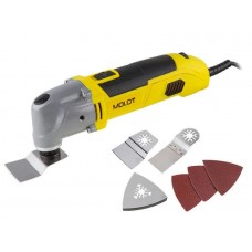 Многофункциональный инструмент (реноватор) MOLOT MSM 3125 в кор. 250 Вт, 15000 - 22000 об/мин.
(Градус угла колебаний 3.1 °, посадка 10 мм)