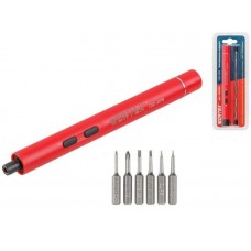 Отвертка электрическая Wortex CSD 2016 в блистере 0.15 Нм, 160 об/мин
(Шестигранник 4 мм, 35 г)