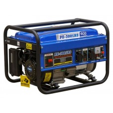 Электростанция (генератор бензиновый) ECO PE-3001RS
(2.5 кВт, 230 В, бак 15.0 л, вес 36.5 кг) Электростанция (генератор бензиновый) ECO PE-3001RS
(2.5 кВт, 230 В, бак 15.0 л, вес 36.5 кг)