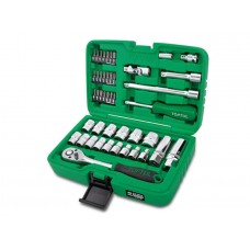 Набор головок и бит 45предм. 3/8" 12гр. TOPTUL (GCAI4503)
(поверхность матовая)