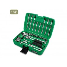 Набор головок и ключей 51предм. 1/4" 6гр. TOPTUL (GCAI5102)