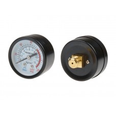 Манометр для компрессора ЕСО, резьба 1/4"
(Резьба - 1/4", металлический корпус, Давление - 0-12 бар)