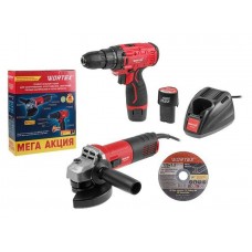 Набор электроинструмента WORTEX одноручная ушм + аккум. дрель-шуруповерт МЕГА АКЦИЯ в кор.
(Ушм WORTEX AG 1209-3 + аккум. дрель-шуруповерт WORTEX LX BD 1215 Li, 2 АКБ, ЗУ, 5 дисков в подарок!) Набор электроинструмента WORTEX одноручная ушм + аккум. дрель-шуруповерт МЕГА АКЦИЯ в кор.
(Ушм WORTEX AG 1209-3 + аккум. дрель-шуруповерт WORTEX LX BD 1215 Li, 2 АКБ, ЗУ, 5 дисков в подарок!)