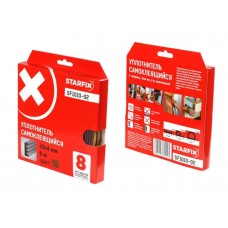 Уплотнитель "E" коричневый 10х4мм 6м STARFIX (SF1010-02) Уплотнитель "E" коричневый 10х4мм 6м STARFIX (SF1010-02)