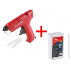 Пистолет клеевой WORTEX GG 1180 в блистере + 2 клеевых стержня+АКЦИЯ
(+Клеевые стержни Wortex50шт.скидка на комплект 15%)