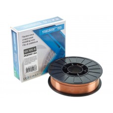 Проволока сварочная омедненная ER 70S-6 ф1,0мм (катушка D200 5 кг) SOLARIS
(аналог СВ08Г2С)